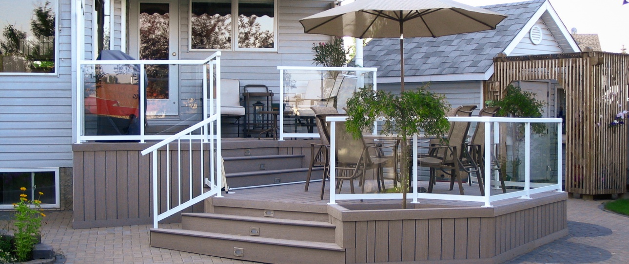 High quality, tiered deck.