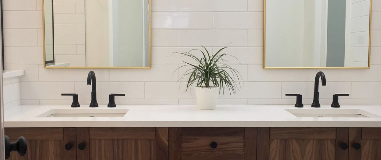 Bathroom renovation project completed by Marden Construction before we moved to Lethbridge, Alberta.